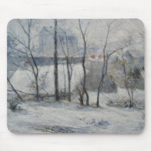 Tapis De Souris Paysage d'hiver (par Paul Gaugin)