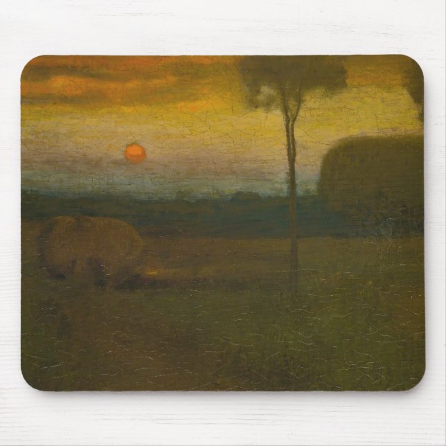Tapis De Souris Paysage du soir par George Inness (1889) (Devant)