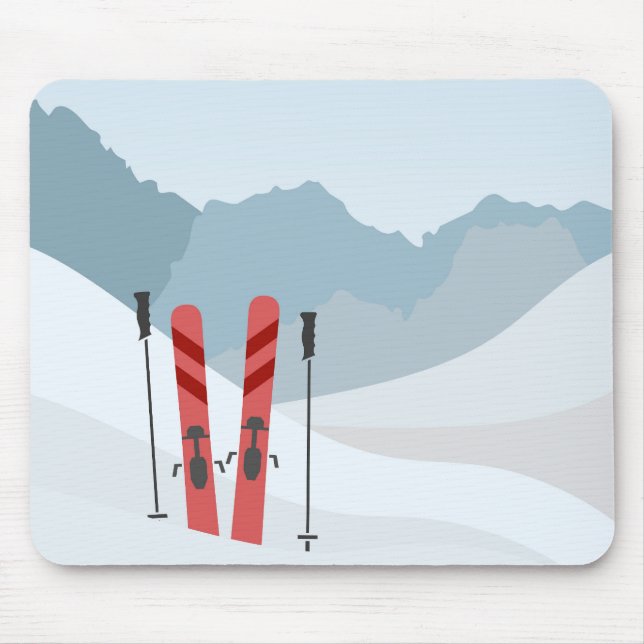 Tapis De Souris Paysage hivernal (Devant)