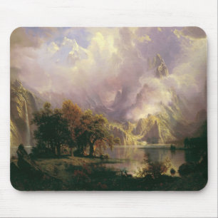 Tapis De Souris Paysage majestueux des montagnes Rocheuses