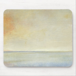 Tapis De Souris Paysage marin avec le coucher du soleil orange