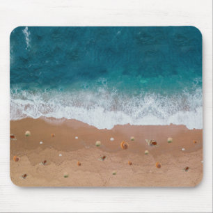 TAPIS DE SOURIS PAYSAGE MARIN COQUILLAGES DE PLAGE VACANCES D'ÉTÉ