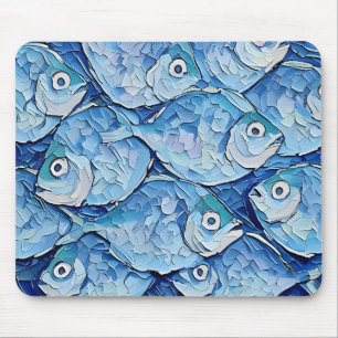 Tapis De Souris Paysage marin serein : poisson étoilé et coquilles