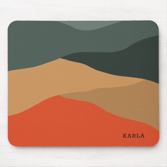 Tapis De Souris Paysage naturel Abstrait (Devant)