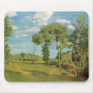 Tapis De Souris Paysage Paysage Frédéric Bazille Impressionniste