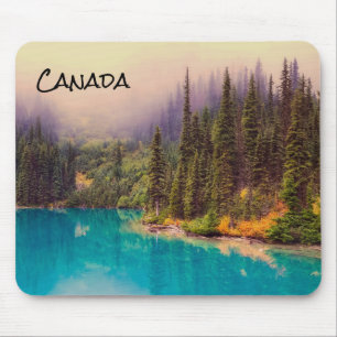 Tapis De Souris Paysage pittoresque du Nord Canada rustique