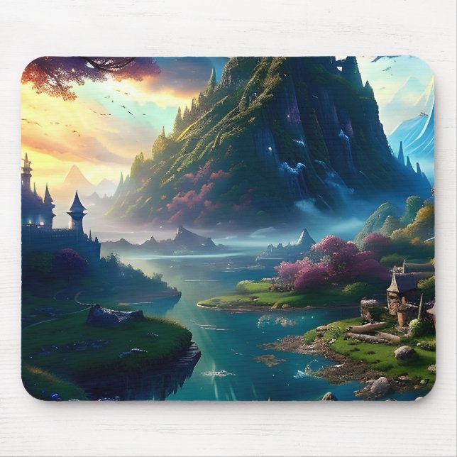 Tapis De Souris Paysage pittoresque Quatre (Devant)
