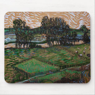 Tapis De Souris Paysage, Pont sur l'Oise par Vincent van Gogh