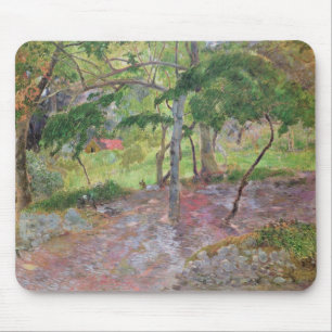 Tapis De Souris Paysage tropical de Paul Gauguin , la Martinique,