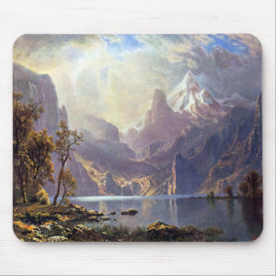 Tapis De Souris Paysage vintage, lac Tahoe par Albert Bierstadt