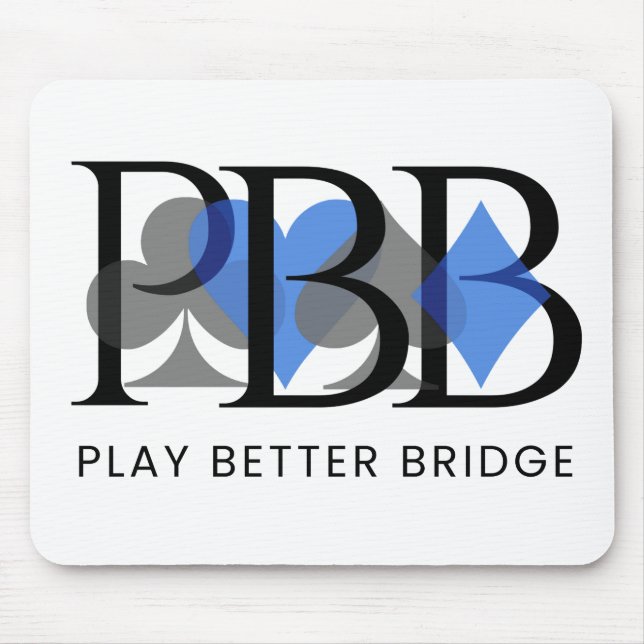 Tapis de souris PBB - Bleu (Devant)