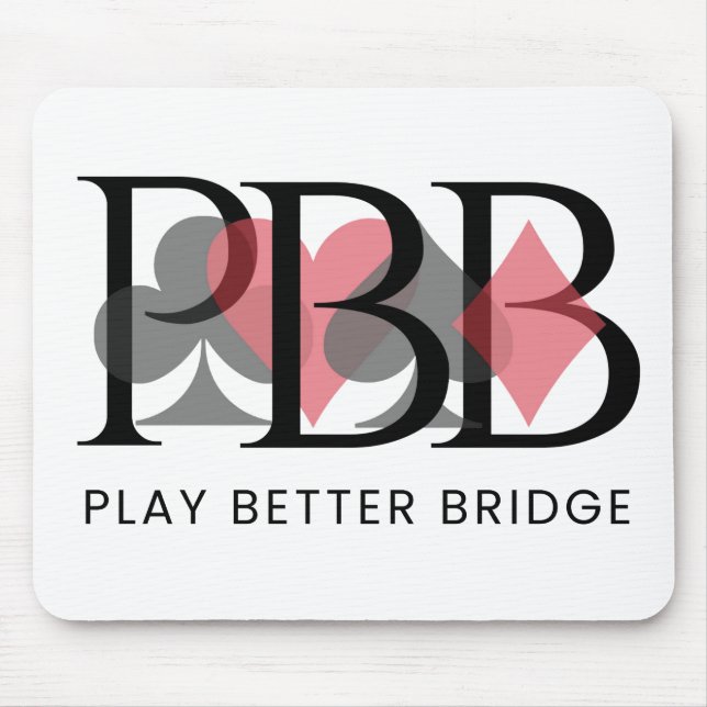 Tapis de souris PBB - Rouge (Devant)
