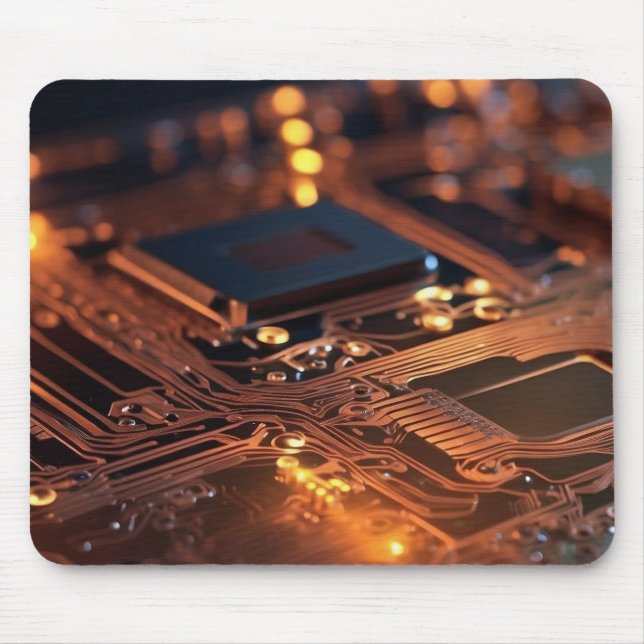 Tapis De Souris PC mat -électronique (Devant)