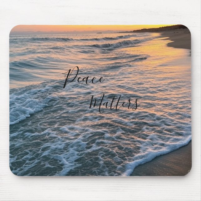 Tapis de souris Peace Matters (Devant)