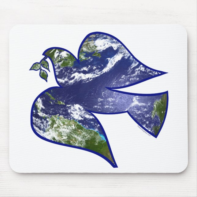 Tapis De Souris Peace on Earth Dove (Devant)