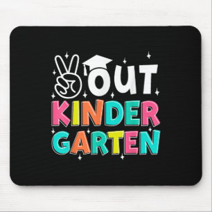 Tapis De Souris Peace Out Maternelle Jour Dernier De L'École Kinde