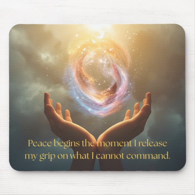 Tapis De Souris Peace Quote Mousepad (Devant)