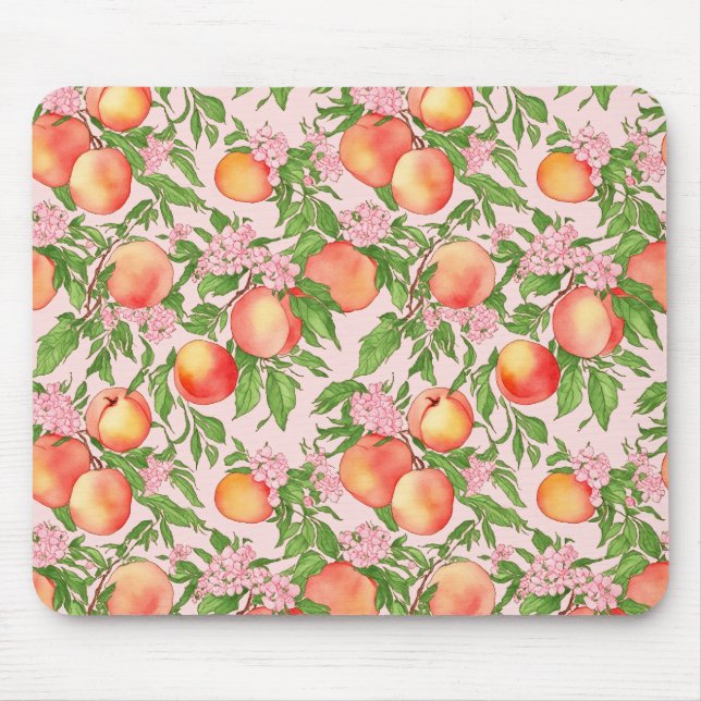 Tapis De Souris Peach Blossom Pouse (Devant)