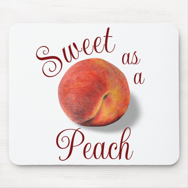 Tapis De Souris Peach Mouse Pouse (Devant)