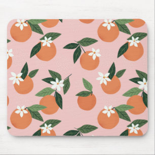 Tapis De Souris Peach Orange Juice Motif