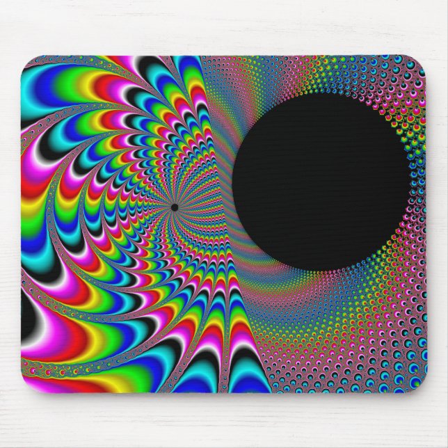 Tapis De Souris Peackock A Delic - Art Fractal (Devant)