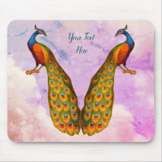 Tapis De Souris Peacock Art Animal Personnalisé