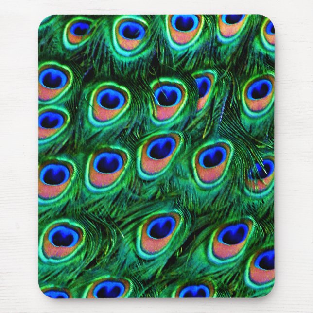 Tapis De Souris Peacock feathers_ (Devant)