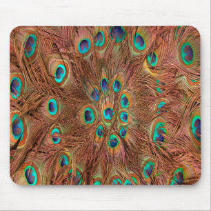 Tapis De Souris Peacock pattern Background