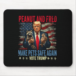 Tapis De Souris Peanut Et Fred Rendent Les Animaux De Compagnie Sû