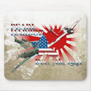 Tapis de souris Pearl Harbor 7 décembre 1941