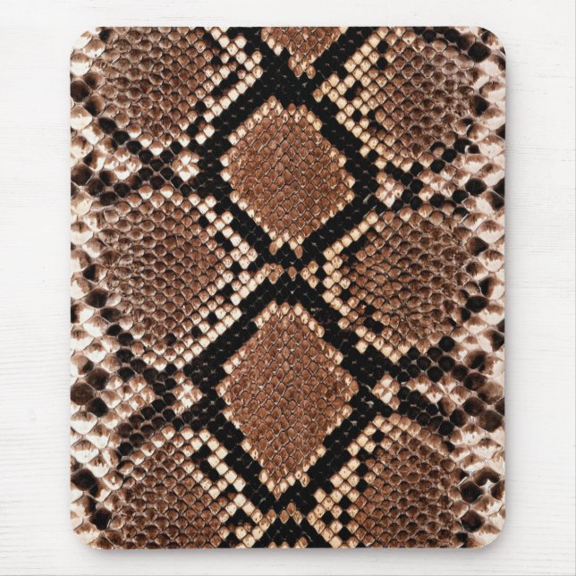 Tapis De Souris Peau de serpent à sonnette diamanté (Devant)