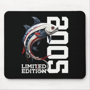 Tapis De Souris Pêche à la ligne 20e anniversaire Angler Limited E