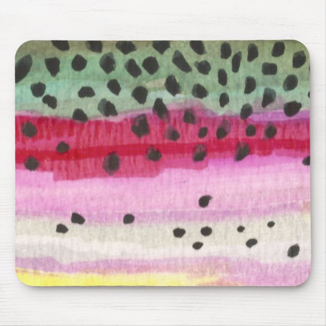 Tapis De Souris Pêche à la truite arc-en-ciel (Devant)