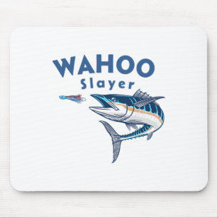 Tapis De Souris Pêche à l'eau salée Wahoo Slayer Thonaillement