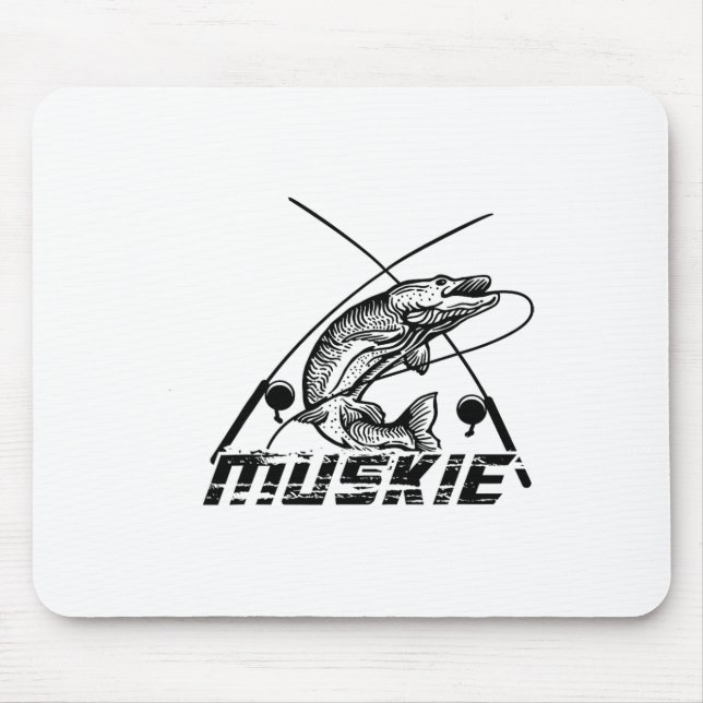 Tapis De Souris Pêche au maskinongé  (Devant)