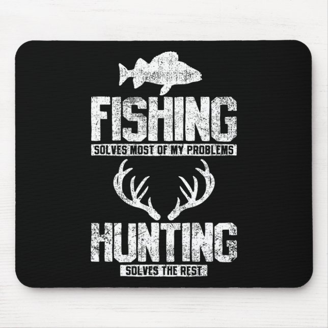Tapis De Souris Pêche Chasse  (Devant)