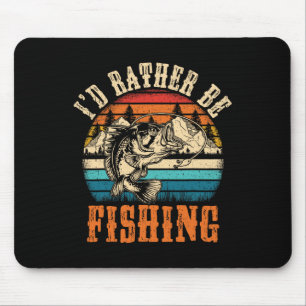 Tapis De Souris Pêche drôle pour hommes femmes garçon enfants drôl