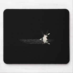 Tapis De Souris Pêche en kayak graphique kayak pêcheurs kayak pêch