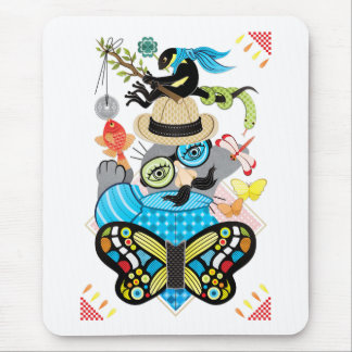 Tapis De Souris Pêche et lunettes de nez (Remake)