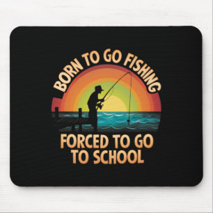 Tapis De Souris Pêcheur Cool Pêche Pour Hommes Femmes Enfants B Fi