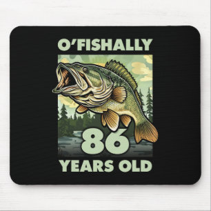 Tapis De Souris Pêcheur de 86 ans O'fish 86 Pêche 86e B