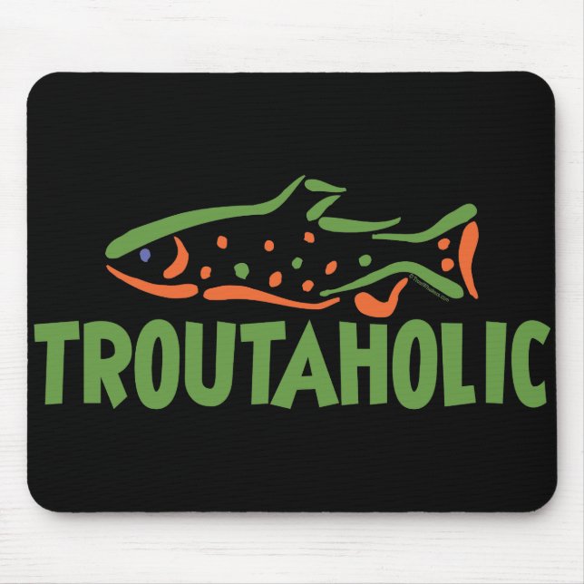 Tapis De Souris Pêcheur de truites (Devant)