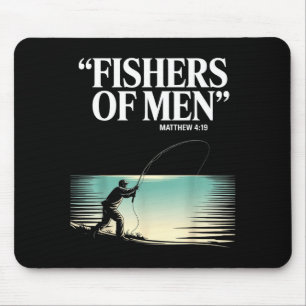 Tapis De Souris Pêcheurs Chrétiens D'hommes Matthieu 4 19 Verset