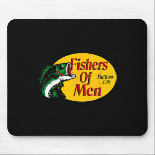 Tapis De Souris Pêcheurs D'Hommes Matthieu 4-19 Bible Christian Fi