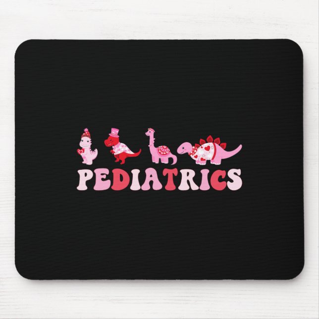 Tapis De Souris Pediatric Nurse Peds Nursing Cute Dinosaurs Valent (Devant)