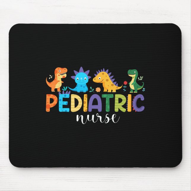 Tapis De Souris Pediatric Nurse Peds Nursing Dinosaur Appreciation (Devant)