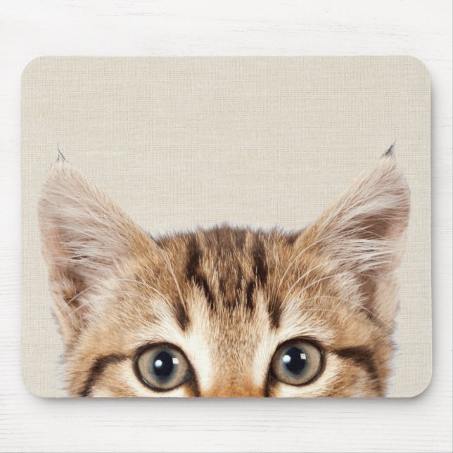 Tapis De Souris Peeking Kitty (Devant)