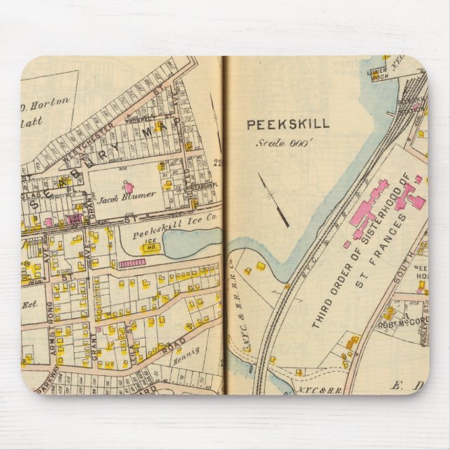 Tapis De Souris Peekskill, New York (Devant)