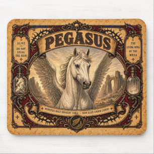 Tapis De Souris Pégase, Monstre de Cirque Vintage