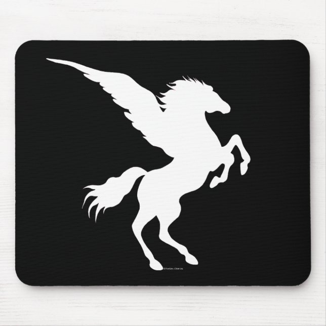 Tapis De Souris Pegasus Mousepad noir (Devant)
